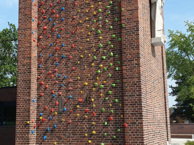 Kletterwand: Kirchengemeinde St. Ludger